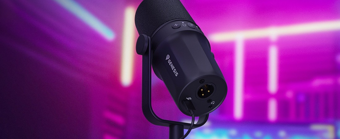 Tu voz con precisión de estudio. Estreno del micrófono GENESIS Radium 750D.