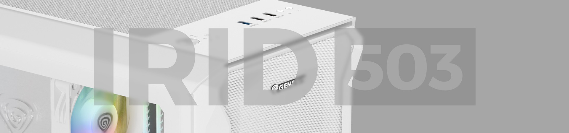 Pequeño tamaño, gran funcionalidad. ¡Esta es la GENESIS Irid 503 ARGB LITE!