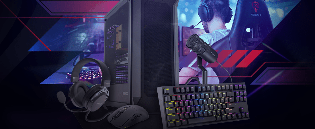 Construye una leyenda con GENESIS. Guía de hardware para e-sports