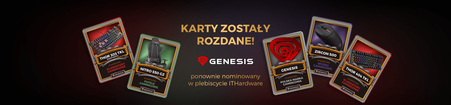 ¡Vota por GENESIS y gana premios en la encuesta de ITHardware!