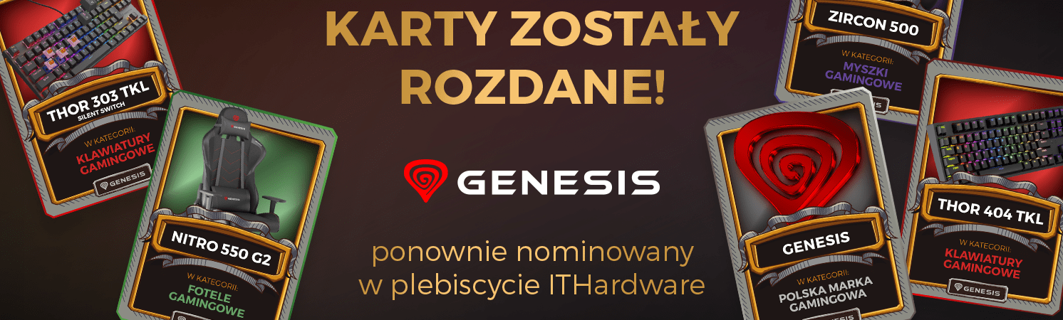 ¡Vota por GENESIS y gana premios en la encuesta de ITHardware!