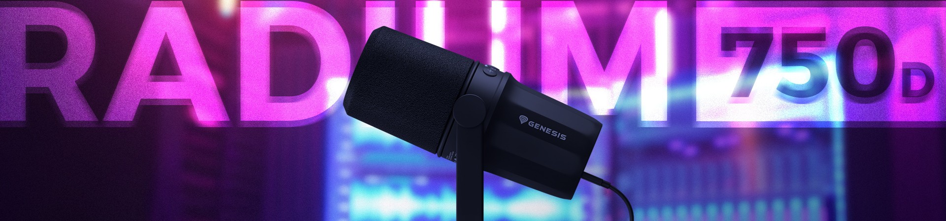 Tu voz con precisión de estudio. Estreno del micrófono GENESIS Radium 750D.