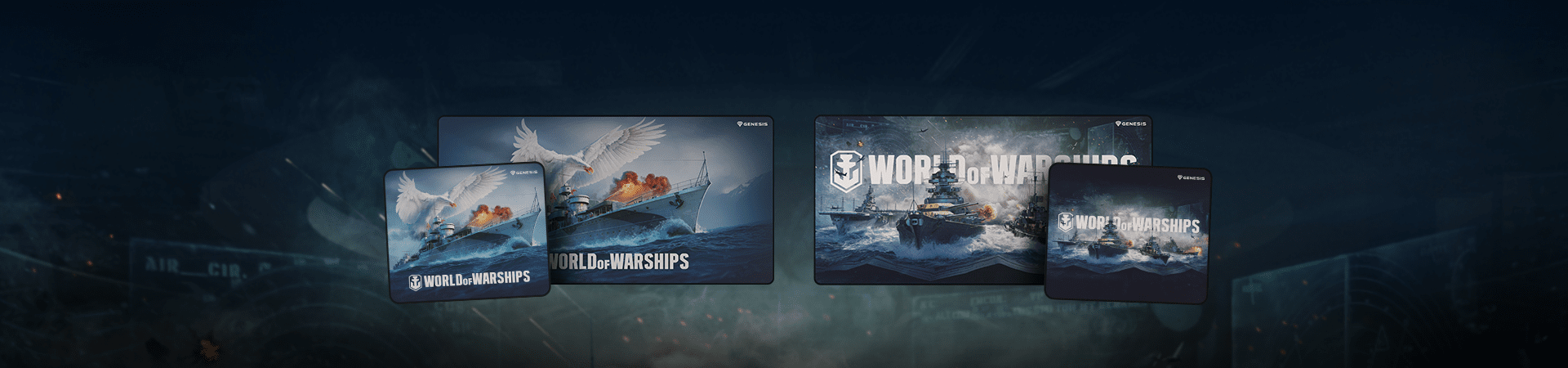 SERIE LIMITADA DE POSAVASOS ¡DIRECTAMENTE DEL MUNDO DE WOWS!