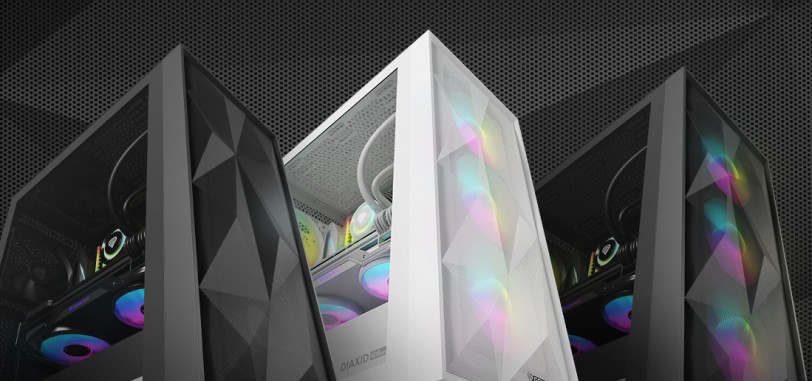 GENESIS Diaxid 605F y 605 ARGB carcasas compactas para ordenador ahora en oferta