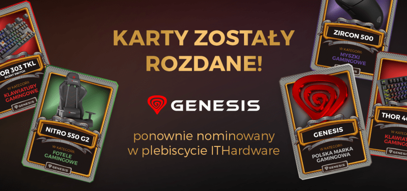 ¡Vota por GENESIS y gana premios en la encuesta de ITHardware!