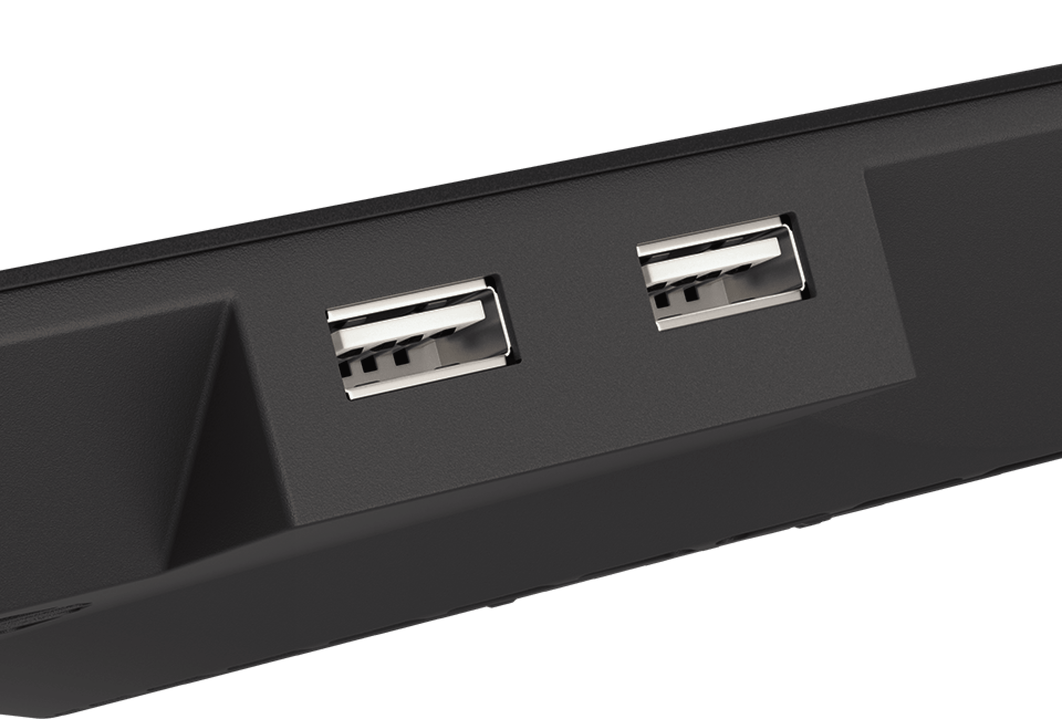 Almohadilla de refrigeración para portátiles con dos puertos USB, diseñada para mejorar el flujo de aire y la iluminación RGB