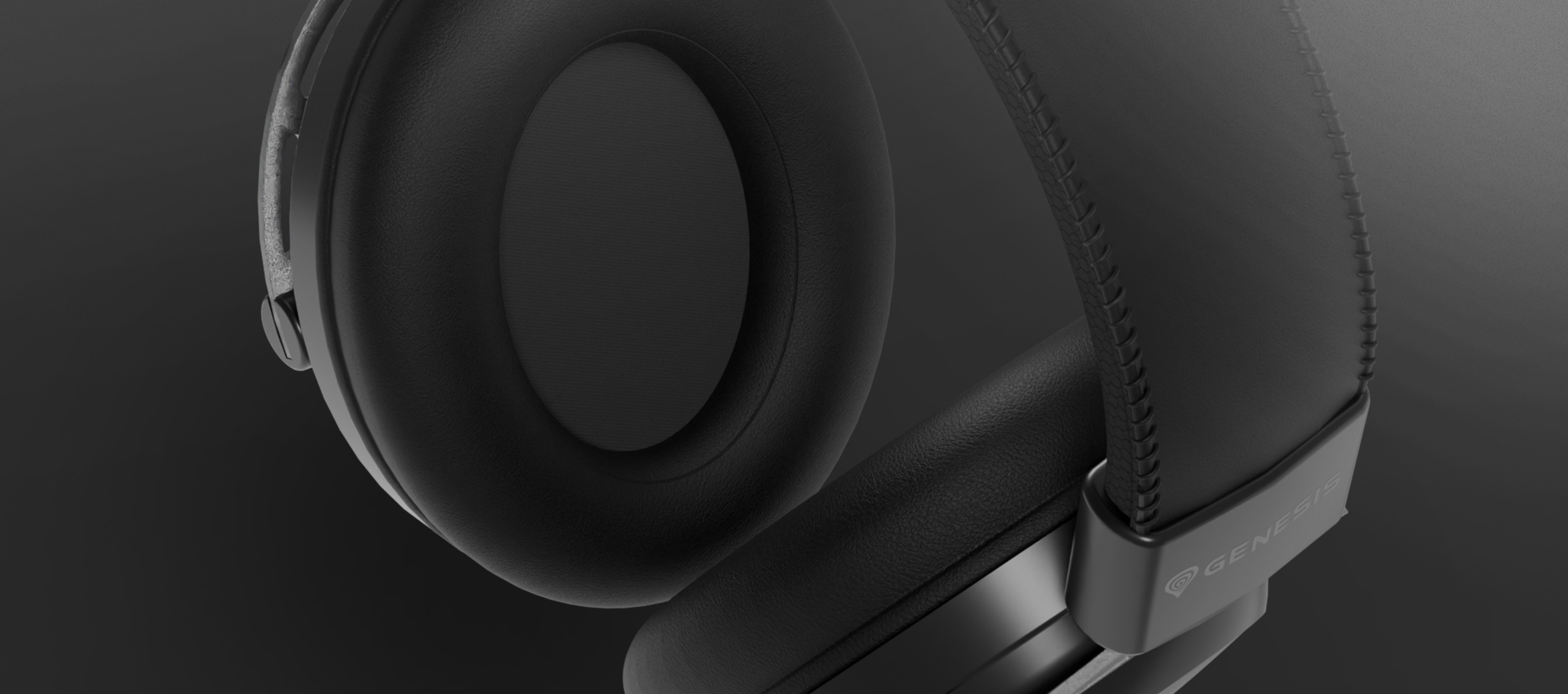 Auriculares over-ear negros con micrófono, con suaves almohadillas y un diseño elegante