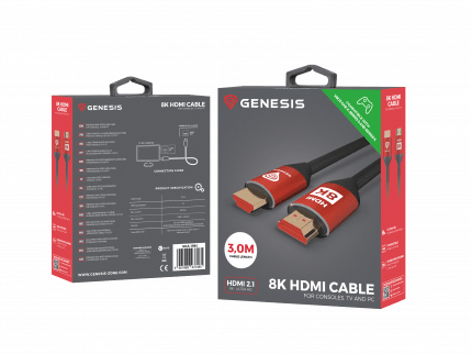 Genesis CABLE HDMI 8K COMPATIBLE CON XSX