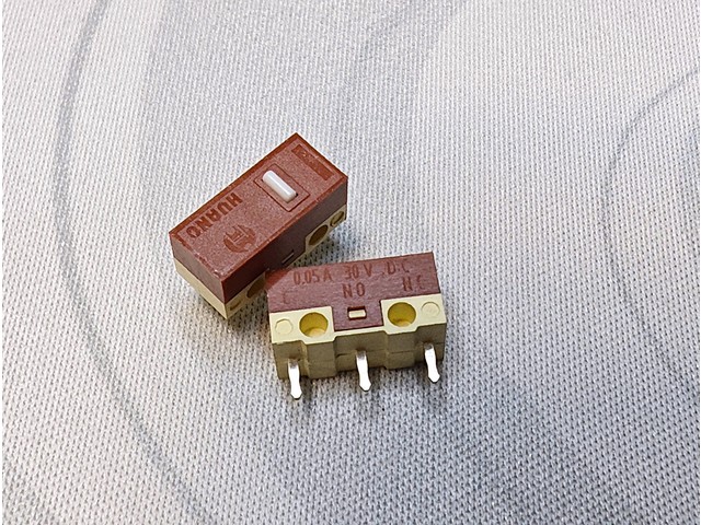 Genesis INTERRUPTORES DE RATÓN HUANO SILENT 10M (PAQUETE DE 2) Zircon XIII